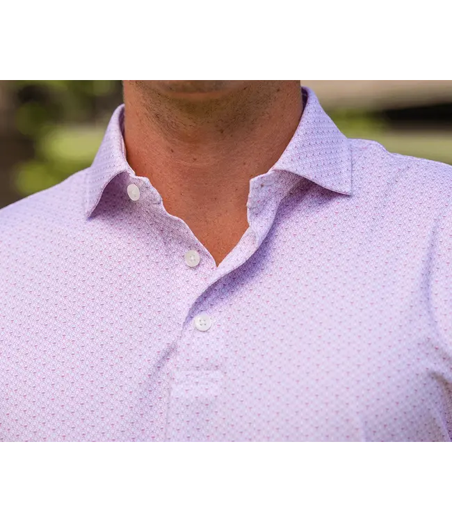 The Bryant Polo Shirt - Faded Mauve