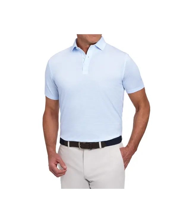The Upton Polo Shirt - Vista Blue