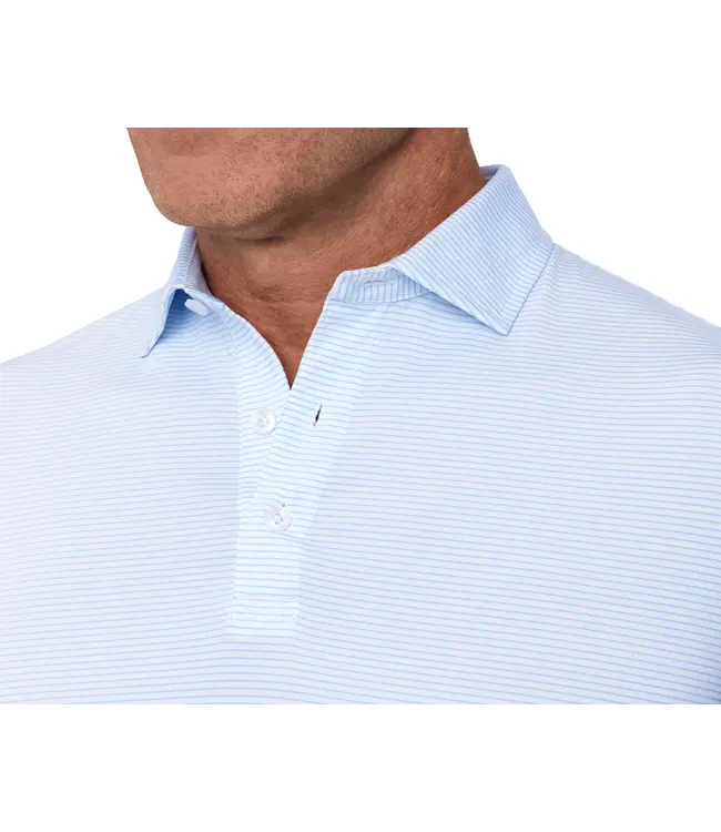 The Upton Polo Shirt - Vista Blue
