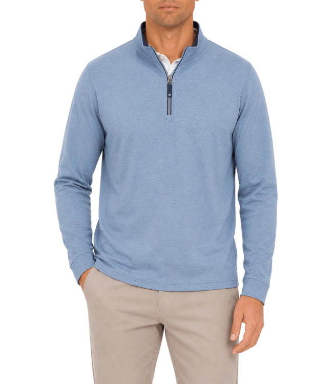 Scout Quarter Zip - Blue Steel Heather