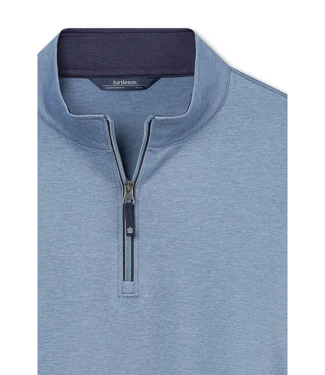 Scout Quarter Zip - Blue Steel Heather