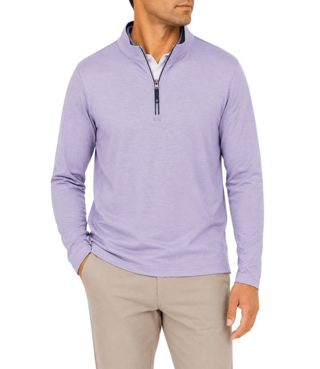 Scout Quarter Zip - Wisteria Heather