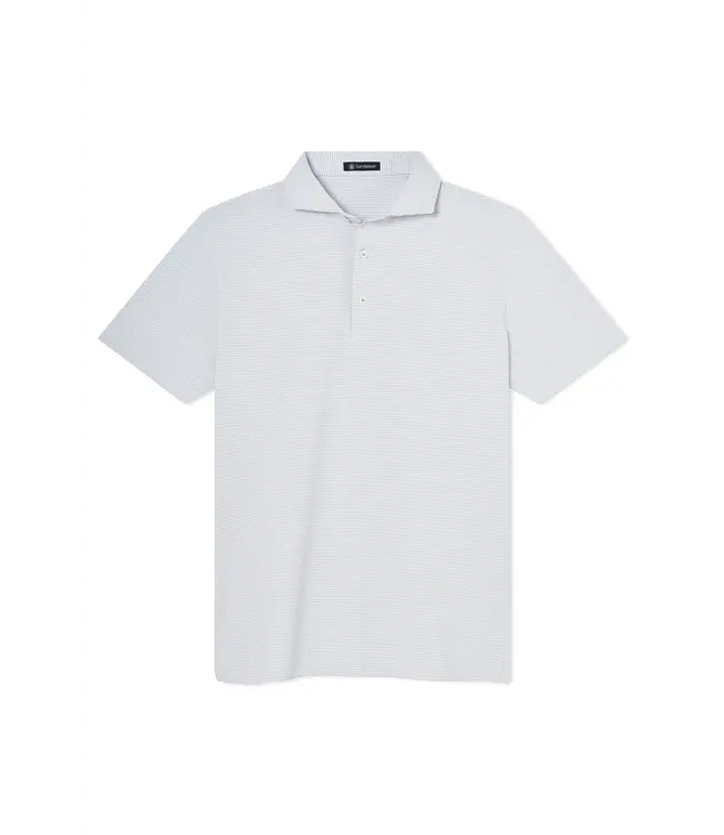 Collier Stripe Polo - Pearl