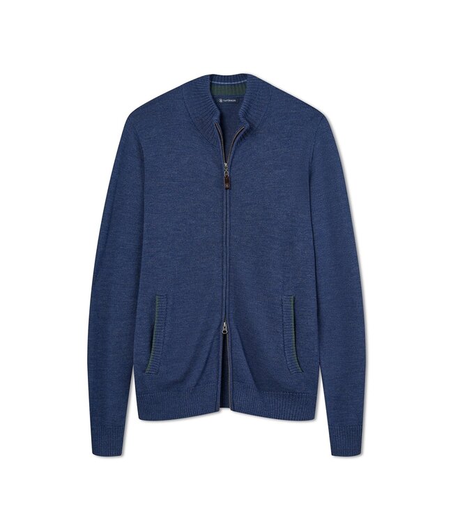 Academy Full Zip Sweater - Academy Heather