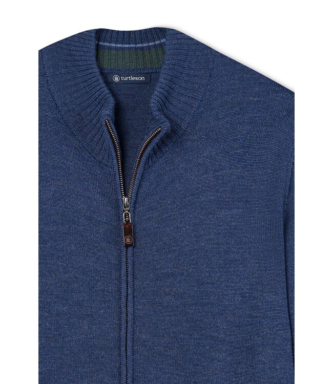 Academy Full Zip Sweater - Academy Heather