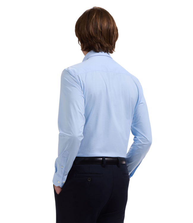 OoohCotton Solid James Dress Shirt - Sky Blue