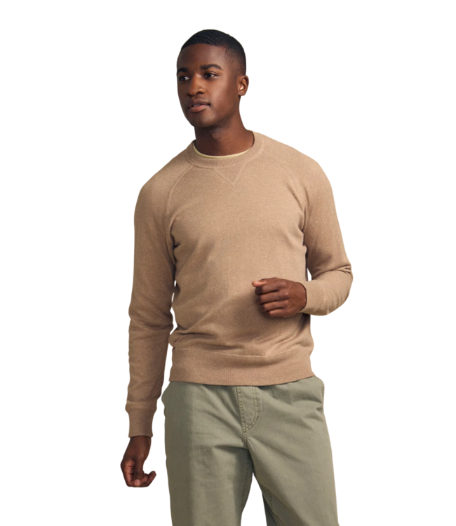 Dario Crewneck Sweater - Nutmeg
