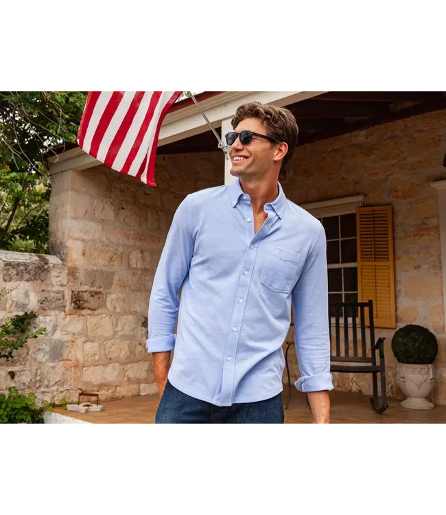 Criquet Oxford Knit Button Down