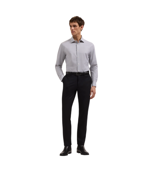 OoohCotton James Geometric Shirt - White
