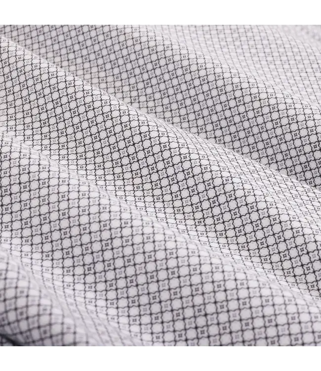 OoohCotton James Geometric Shirt - White