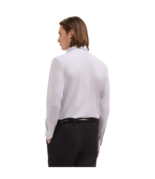OoohCotton Devon Geometric Shirt - White