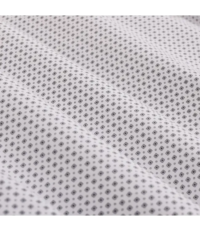 OoohCotton Devon Geometric Shirt - White