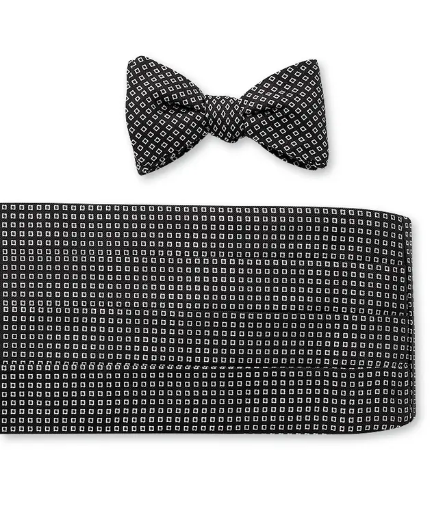 Black Fitzhugh Cummerbund Set