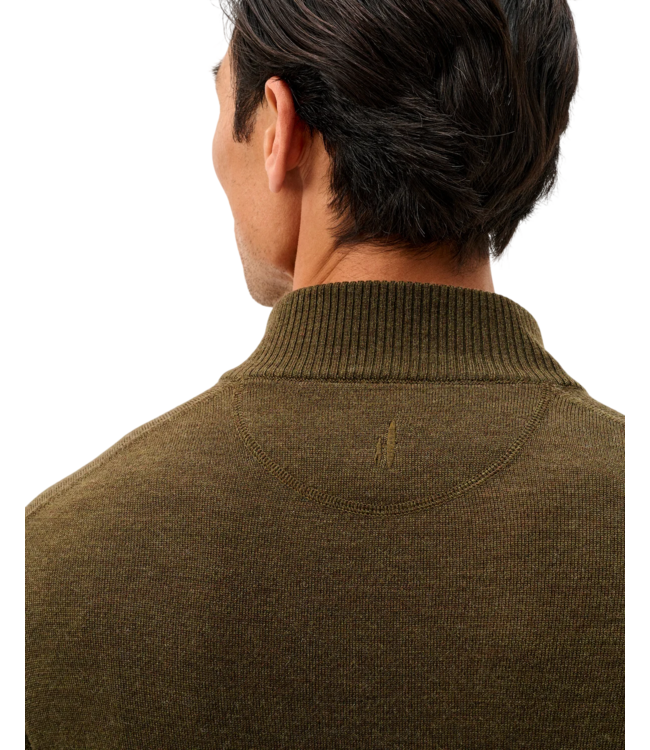 Johnnie-O Raynor Merino Wool Quarter-Zip Sweater - Mallard