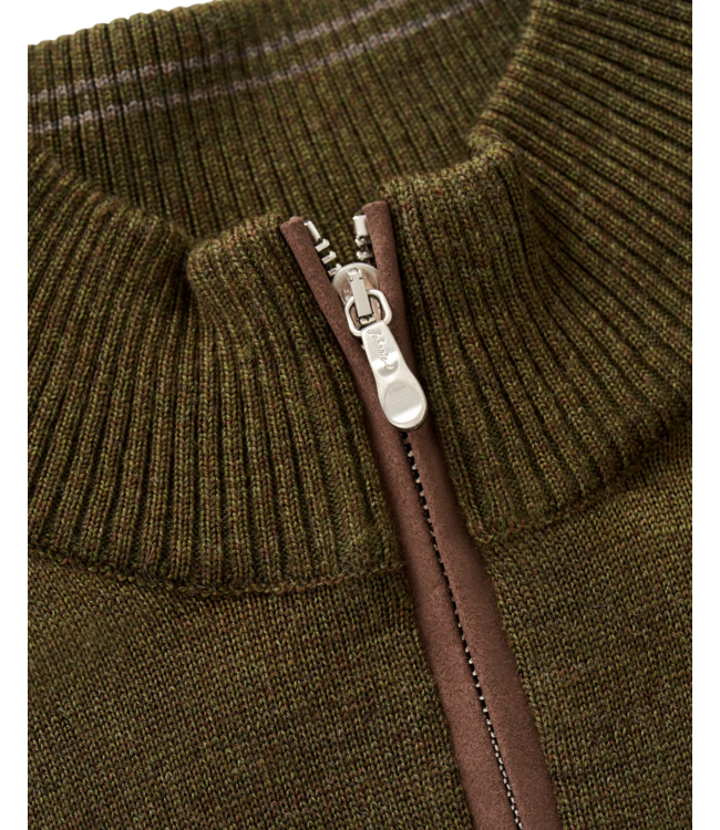 Johnnie-O Raynor Merino Wool Quarter-Zip Sweater - Mallard