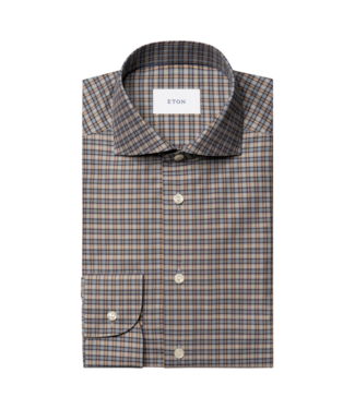 Eton Check Contemporary Twill Shirt