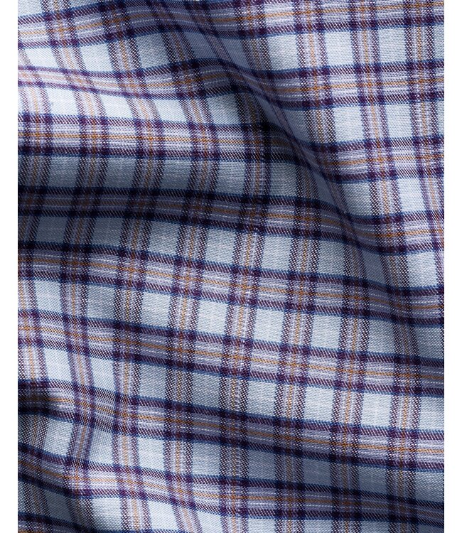 Check Contemporary Twill Shirt - Blue/Purple