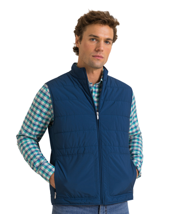 Marsh Creek Cove Quilted Vest - Nautical Blue