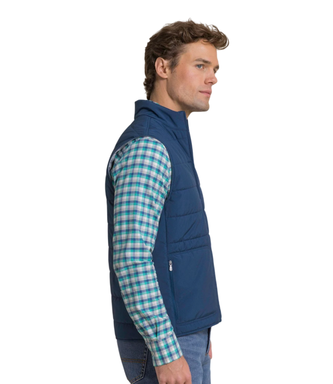 Marsh Creek Cove Quilted Vest - Nautical Blue
