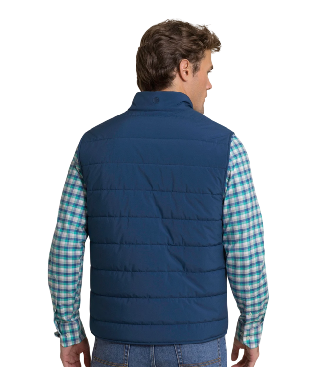 Marsh Creek Cove Quilted Vest - Nautical Blue