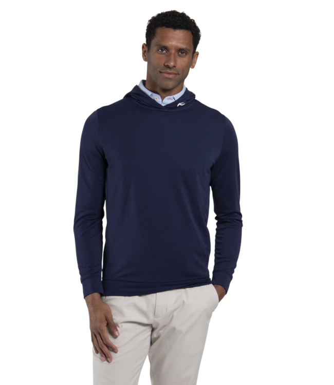 Bergen Soft Hood Midlayer - Atlanta Blue