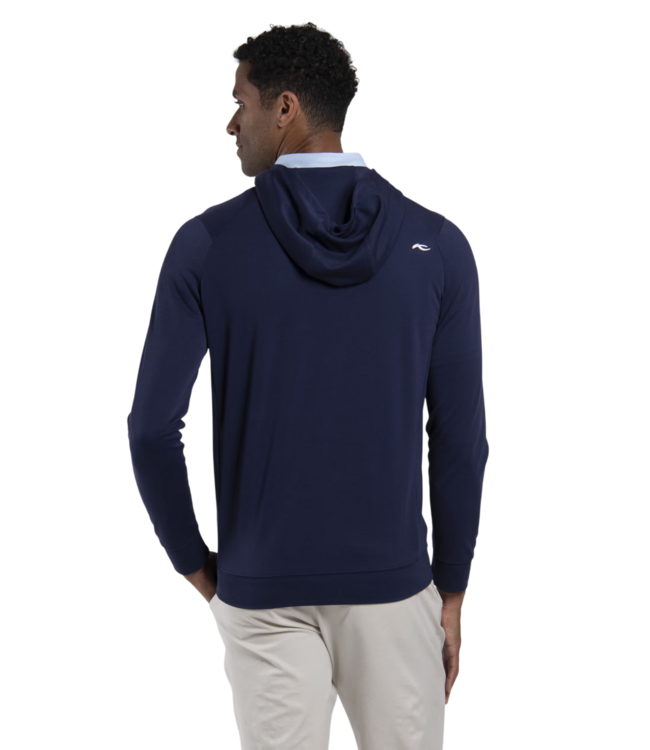 Bergen Soft Hood Midlayer - Atlanta Blue