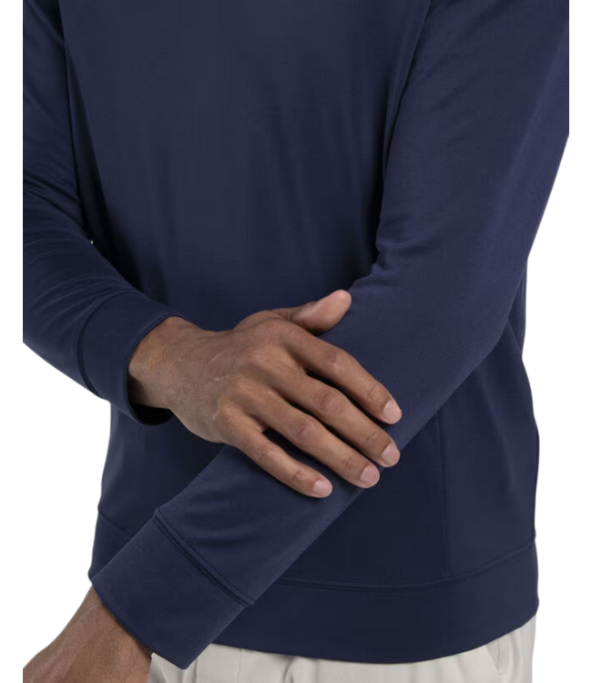 Bergen Soft Hood Midlayer - Atlanta Blue