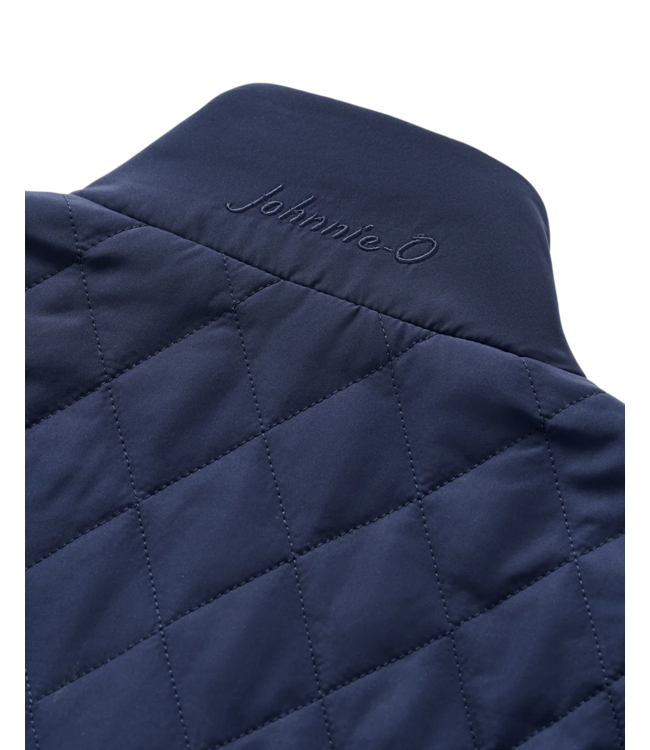Juno Quilted Snap Jacket - Navy