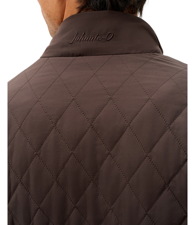 Juno Quilted Snap Jacket - Cocoa Brown