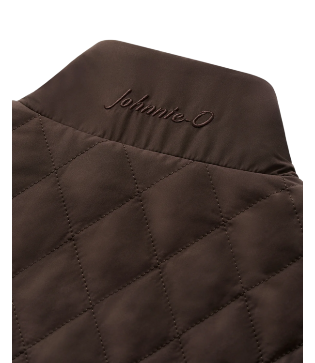 Juno Quilted Snap Jacket - Cocoa Brown