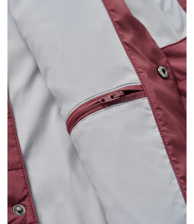 Bauer Snap Front Quilted Vest - Grape