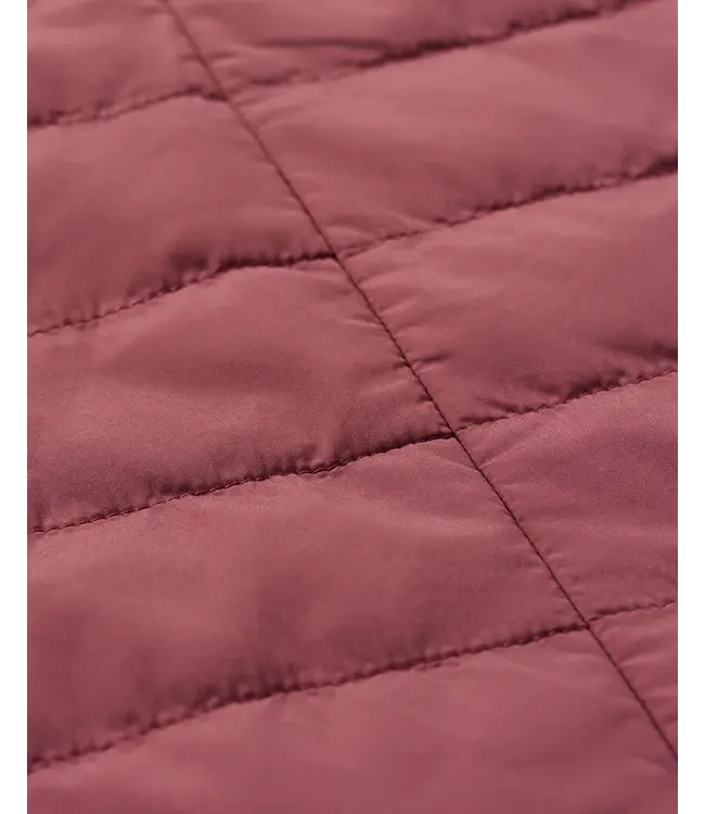 Bauer Snap Front Quilted Vest - Grape