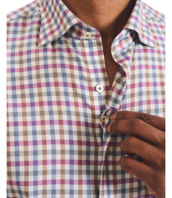 Top Shelf Merced Cotton Button Down Shirt - Ripple