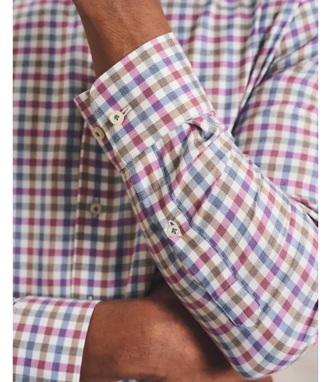 Top Shelf Merced Cotton Button Down Shirt - Ripple