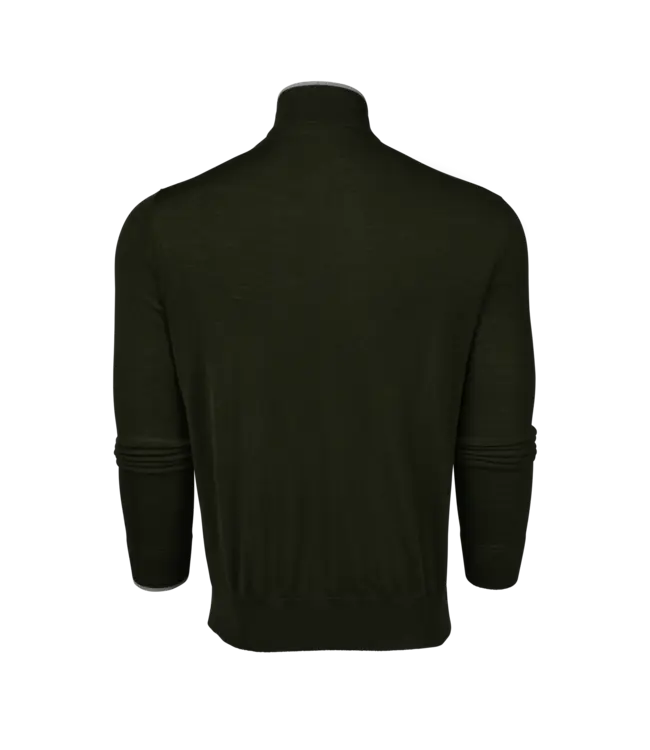 Saratoga Quarter Zip Merino Wool Sweater - Midnight Camp