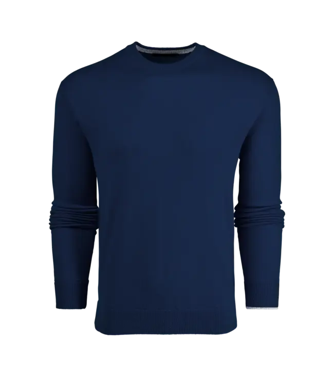 Tomahawk Cashmere Crewneck Sweater - Maltese Blue