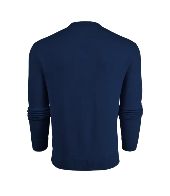 Tomahawk Cashmere Crewneck Sweater - Maltese Blue