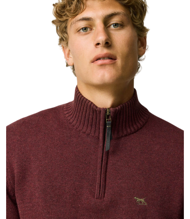 Merrick Bay Knit Quarter-Zip - Flame