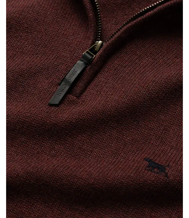 Merrick Bay Knit Quarter-Zip - Flame