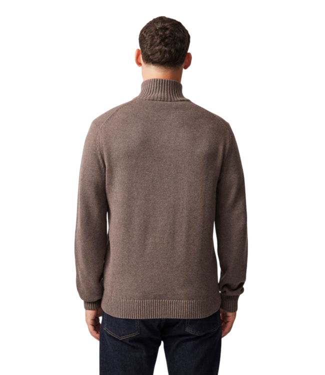 Merrick Bay Knit Quarter-Zip - Nutmeg