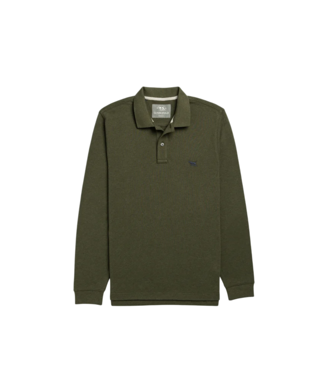 Rodd & Gunn Men's Long Sleeve Gunn Polo - Army Green