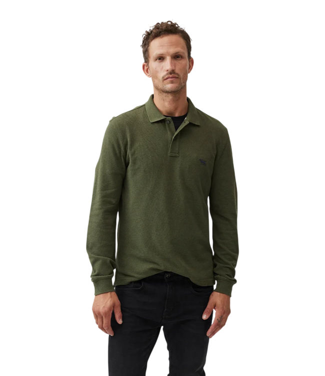 Rodd & Gunn Men's Long Sleeve Gunn Polo - Army Green