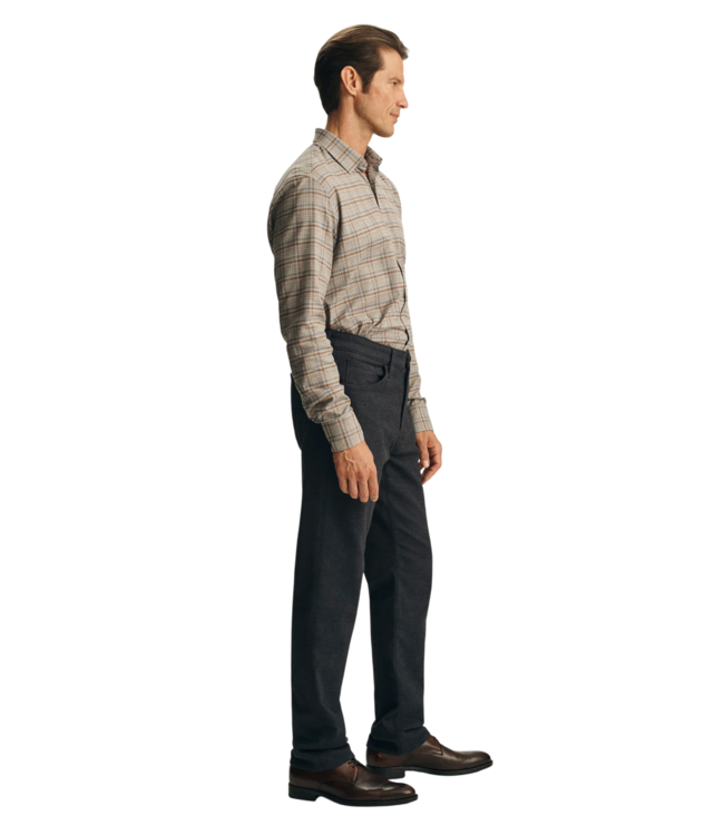 34 Heritage Courage Straight Leg Pants - Navy Nailhead
