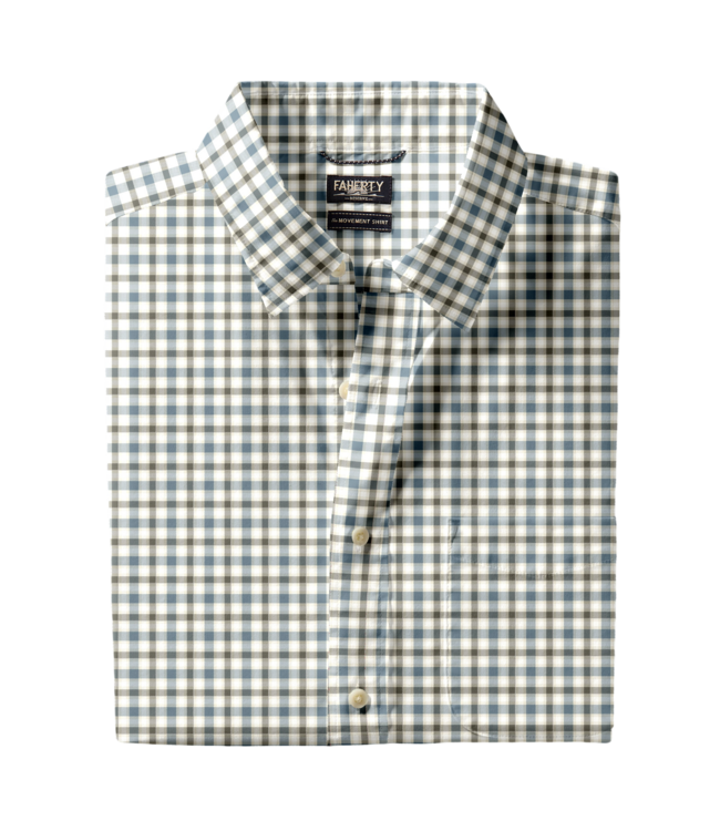 Faherty Men's Soft Twill Movement Shirt - Burr Oak Gingham