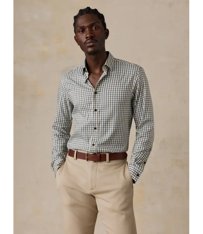 Faherty Men's Soft Twill Movement Shirt - Burr Oak Gingham