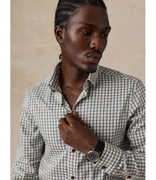 Faherty Men's Soft Twill Movement Shirt - Burr Oak Gingham