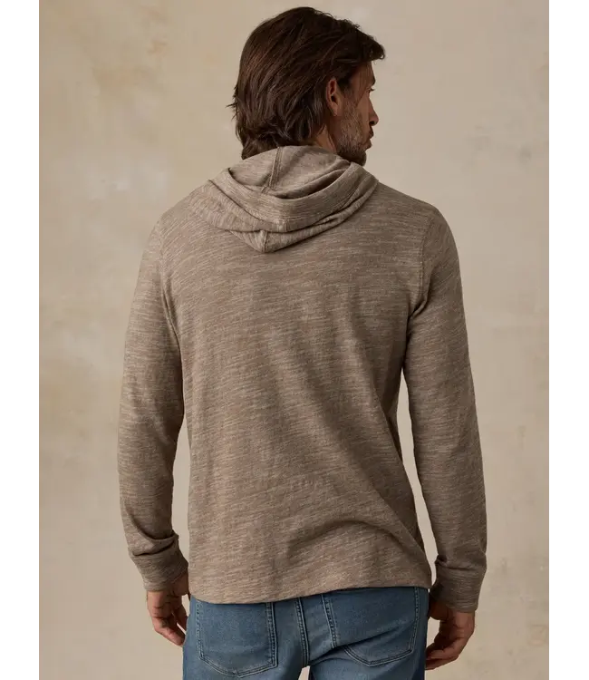 Faherty Men's Sunwashed Organic Slub Hoodie - Timber Rock Feeder