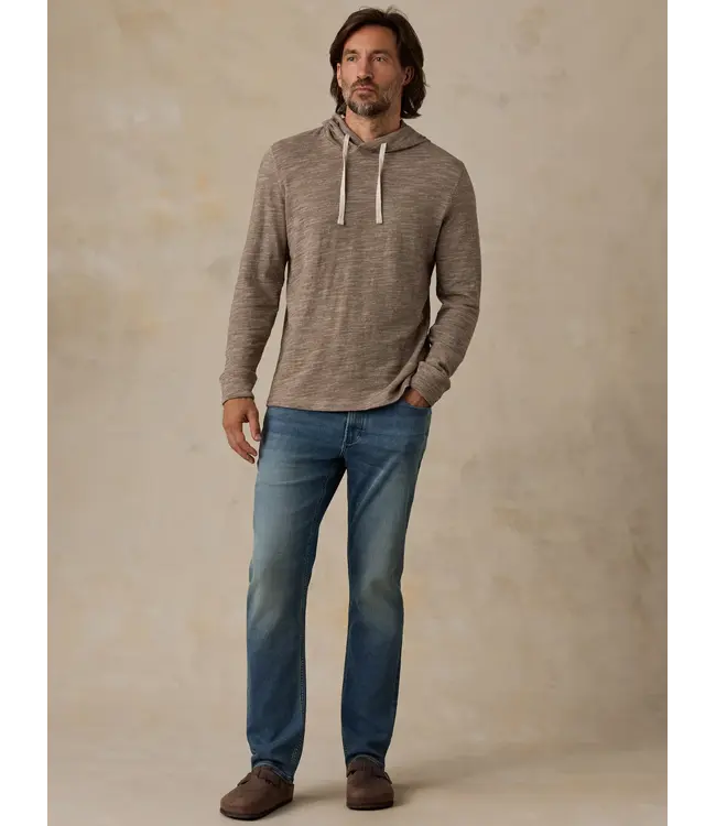 Faherty Men's Sunwashed Organic Slub Hoodie - Timber Rock Feeder