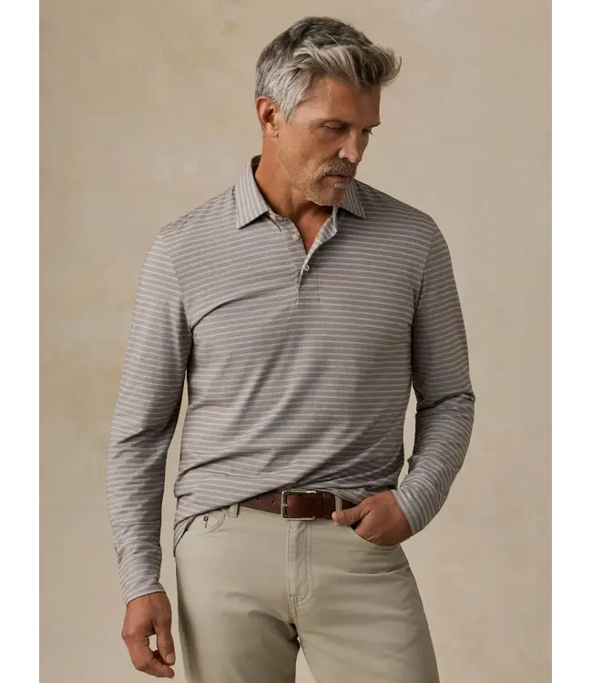 Faherty L/S Movement Polo