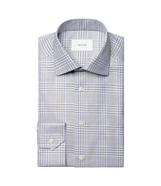 Eton Bold Check King Twill - Contemporary